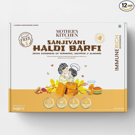 Sanjivani Haldi Kesar Barfi (Pack Of 2)