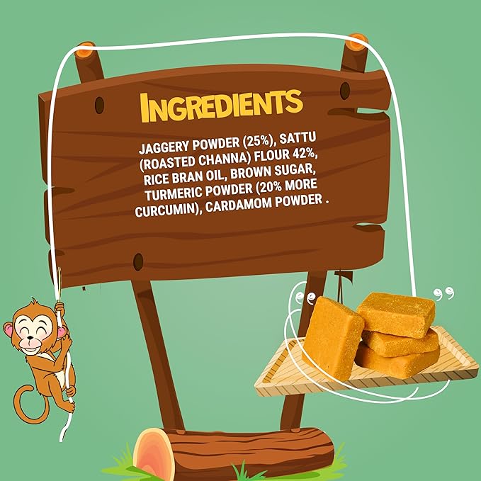 Sanjivani Cardamom Haldi Barfi