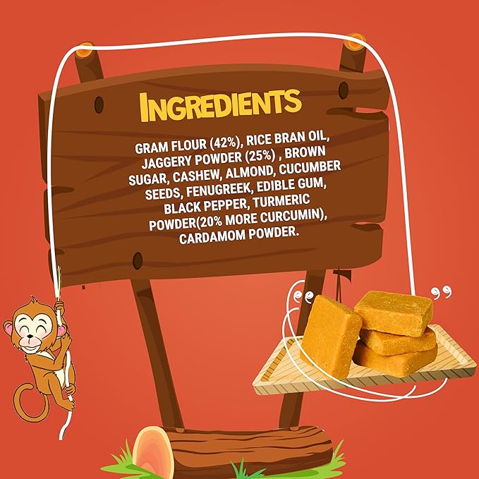 Sanjivani Dry Fruits Haldi Barfi (Pack Of 2)