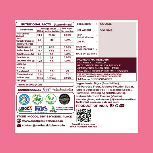 Bajra Cookies