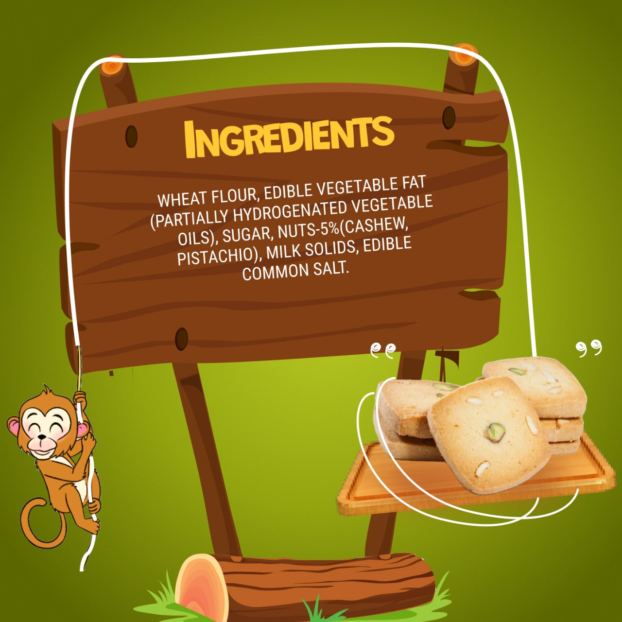 HandMade Cookies Kaju Pista