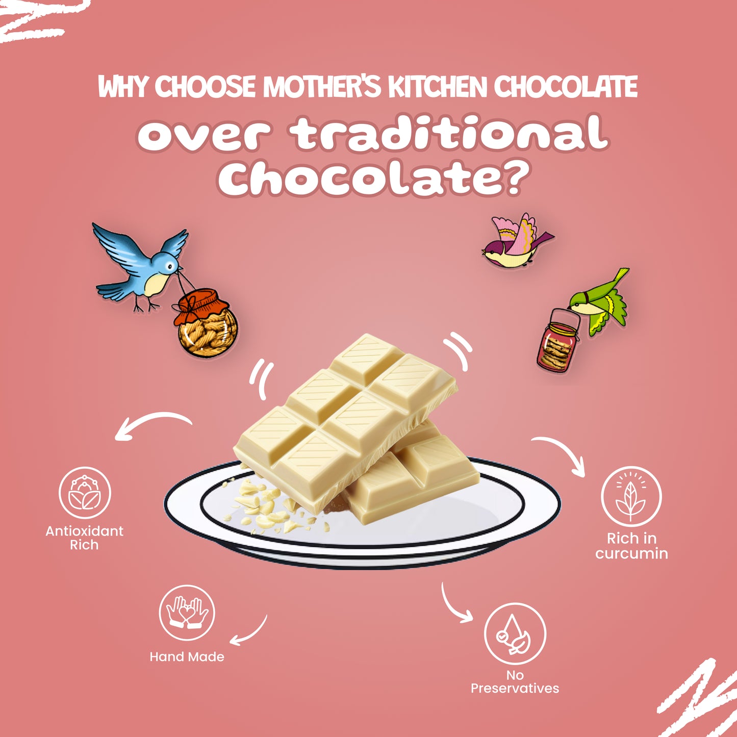 White Turmaric Chocolate-100gm