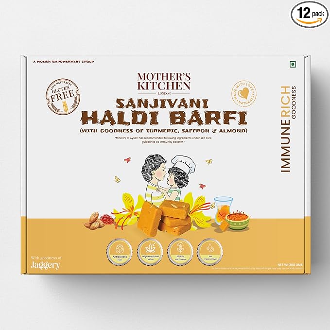 Sanjivani Haldi Kesar Barfi (Pack Of 2)