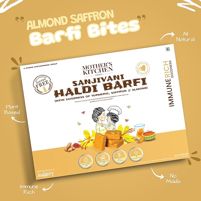 Sanjivani Haldi Kesar Barfi (Pack Of 2)