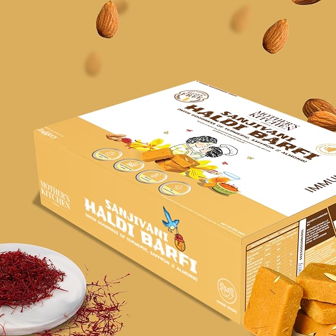 Sanjivani Haldi Kesar Barfi (Pack Of 2)