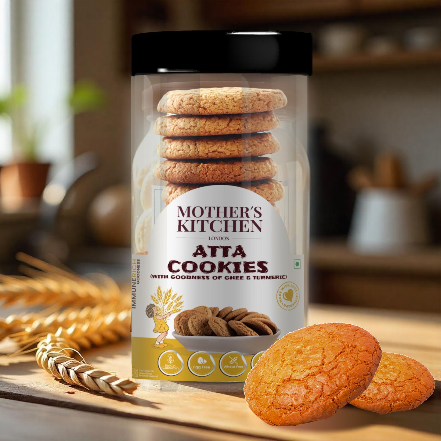 Atta Cookies