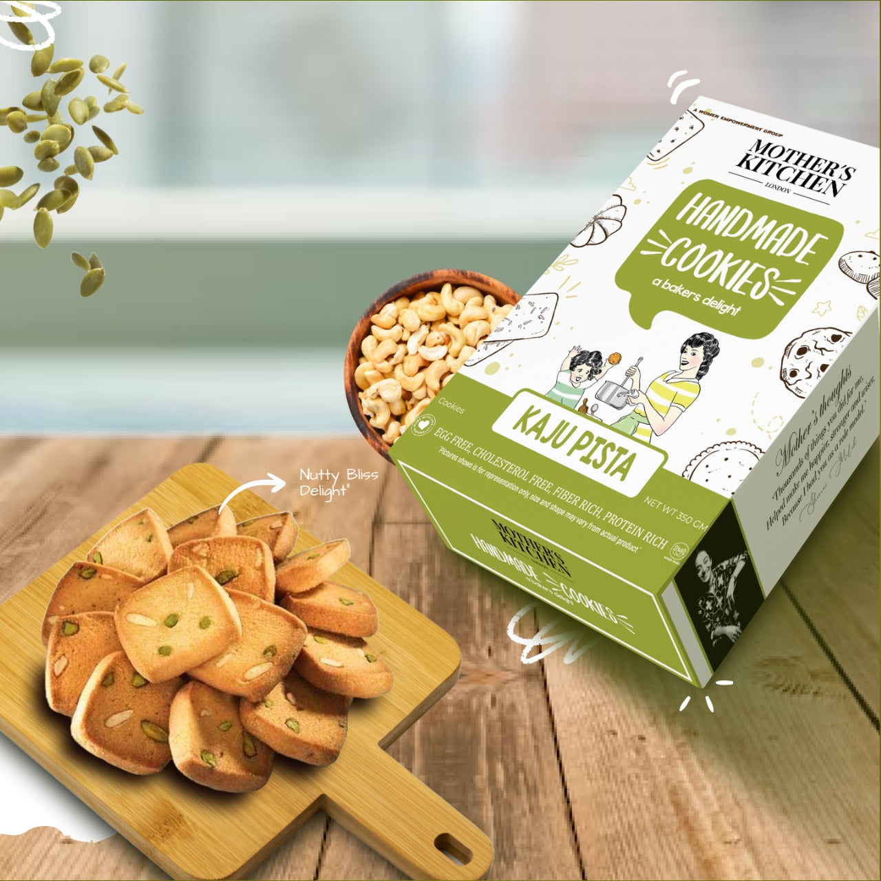 HandMade Cookies   Kaju Pista