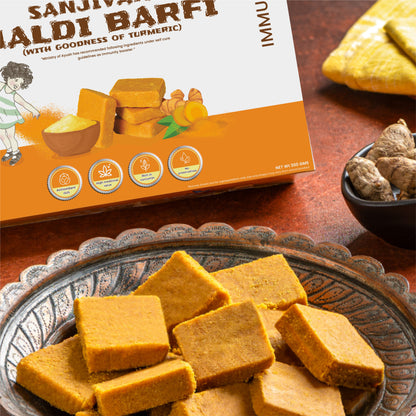 Sanjivani Haldi Burfi